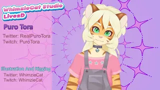 VTuber showcase: Puro Tora [ Live2D Model ]