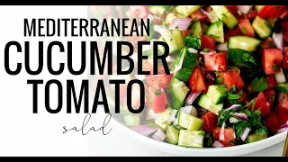 Mediterranean Cucumber Tomato Salad