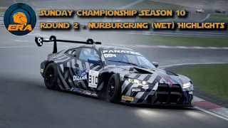 ERA Sunday Championship Season 10 - Round 2 - "Nurburgring in the Rain" Highlights