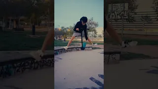 Improving fingerwhips 💪 with the Ipozon Trampoline Scooter 🛴 Ft @mmartinez_03 🔥 #scootering