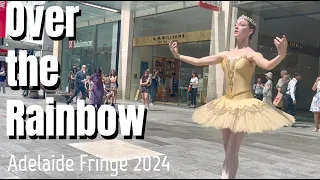 Over the Rainbow - Ballet Busker x Shiki Violinist - Street Perform in Adelaide Fringe 2024