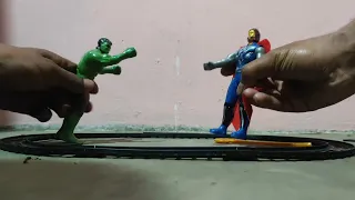 HULK VS SPIDERMAN VS IRONMAN VS CAPTAIN AMERICA VS THOR VS SUPERMAN SUPERHERO AVENGERS UNBOXING