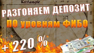 Продолжаем разгон депозита на форекс + 220 % Торговый советник по уровням фибоначчи