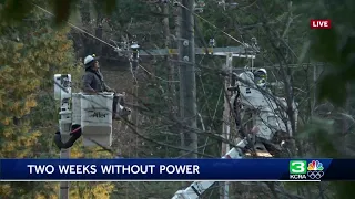 Two weeks without power in Sierra