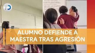 Alumna golpea a compañero y agrede a profesora en salón de clase en Nayarit