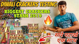 Diwali New Crackers Testing | Fireworks Stash 2019 | Diwali Special | Celebrating Diwali