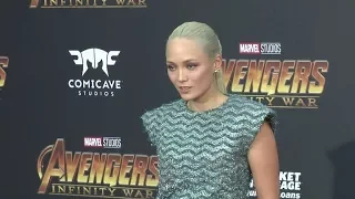 Pom Klementieff at the Avengers Infinity War Premiere in Los Angeles