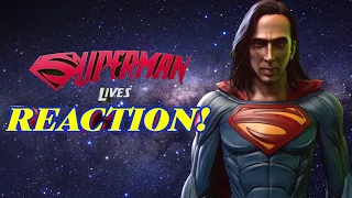 Superman Lives What Happened!? REACTION!