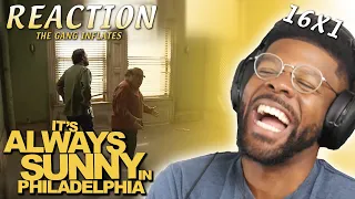 ITS ALWAYS SUNNY 16x1  REACTION The Gang Inflates