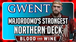 Witcher 3 🌟 BLOOD AND WINE GWENT ► Beat the Strongest Northern Realms Deck (Majordomo)
