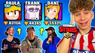 Oceniam TAJNE KONTA TWÓRCÓW BRAWL STARS😱ILE MAJĄ PUCHARKÓW?🏆(Dani, Paula, Frank...)