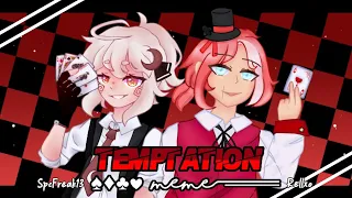 Temptation Meme - Gacha Club + Art [Collab with Rellxo]