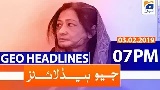 Geo Headlines 07 PM | 3rd February 2020