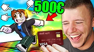 Ich ZAHLE 500€ um der SCHNELLSTE SPIELER in Roblox zu WERDEN