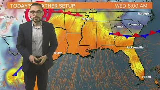 Severe Weather Expected in the South Wednesday & Thursday