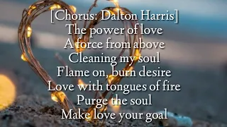 Dalton Harris- The Power of Love (Official Lyric Video) ft. James Arthur | Karaoke Version