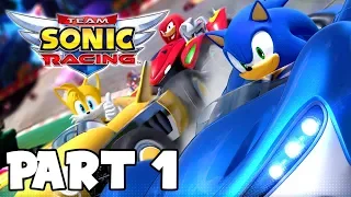 Team Sonic Racing Walkthrough PART 1 - Chapter 1: The Mysterious Invite (PS4 PRO 1080p)