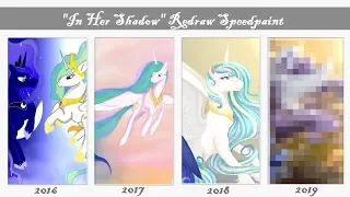 "In her shadow"| 2019 redraw | MLP speedpaint