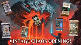 Vintage Magic the Gathering CHAOS Opening! | Urza's Block MONSTER HIT!