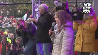 Greta Thunberg scolded by climate protestor for acknowledging Israel- Palestinian conflict on stage