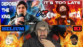 THE REMATCH! | HELIUM vs KING INERTIA | #bbu22 | TOP 16 BATTLE | Reaction & Analysis