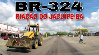 BR-324 em Riachão do Jacuípe no sertão da Bahia