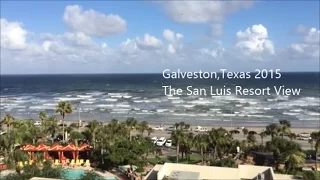 Galveston Beach Gulf View 2015 | San Luis Resort Hotel