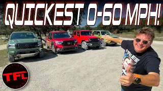 Tacoma vs Frontier vs Gladiator vs Ridgeline: The Quickest Midsize Truck ISN'T What You Think!