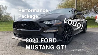 2020 Ford Mustang GT Premium Start Up, Revs, And Brutal Accelerations!! (GT Performance Package)