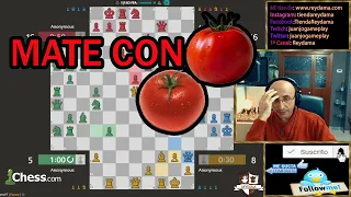 ¡Jaque  MATE con TOMATE 🍅🍅🍅! AJEDREZ DE CUATRO JUGADORES