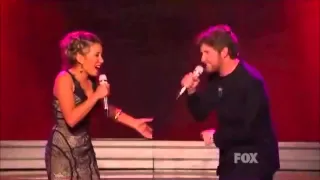 Haley Reinhart & Casey Abrams - Moaning - American Idol Top 8 Results Show - 4/14/2011