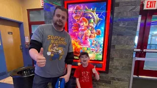 4/23 : WE WENT TO SEE THE SUPER MARIO BROS MOVIE!