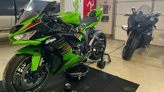 ZX-6R break-in oil change at 150 miles