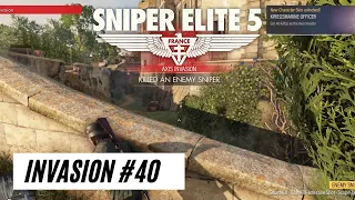 Sniper Elite 5 - Axis Invasion 39th and 40th Win - Mission 2 Occupied Residence in 4k
