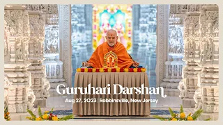 Guruhari Darshan, August 27, 2023, Robbinsville, NJ