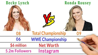 Becky Lynch Vs Ronda Rousey Comparison - Bio2oons