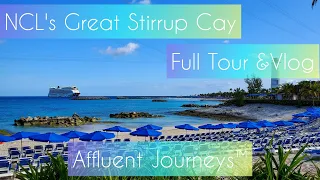 NCL's Great Stirrup Cay Full Tour & Vlog