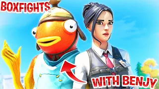 Benjyfishy and Bucke vs Clix and Mongraal - 2v2 Boxfight Wager Highlights