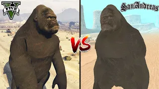 GTA 5 KING KONG VS GTA SAN ANDREAS KING KONG - WHICH IS BEST?