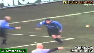 Serie A 1997-1998, day 9: Inter - Milan 2-2 (Simeone goal)