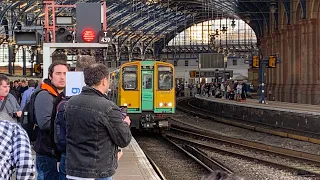 313 Sussex Rambler farewell railtour departs Brighton with mega tones 29/04/23