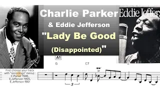 Charlie Parker & Eddie Jefferson - "Lady Be Good" Virtual Transcription by Gilles Rea