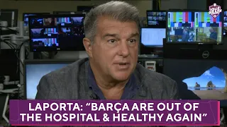 Joan Laporta on Spotify deal, salary cuts and Frenkie de Jong's contract | Interview Part 2