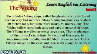 Learn English via Listening Level 3 Unit 6 The Viking