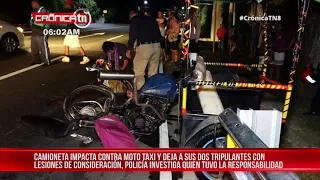 Policía investiga la causa del accidente que dejó dos lesionados en Ctra Sur – Nicaragua