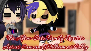 The Afton-Sato Family React to Aoi as Sam and William as Colby (All Parts)