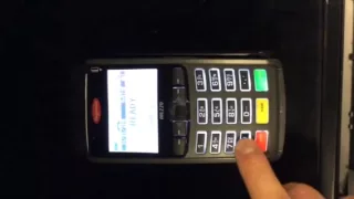 How to print a duplicate receipt on my credit card machine?