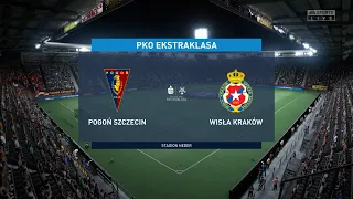 🇵🇱 Pogon Szczecin vs Wisla Krakow - Poland Ekstraklasa 2021/2022 | 18/03/2022 | Gameplay