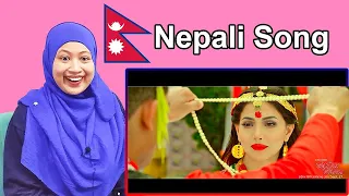 RATO TIKA NIDHAR MA | Nepali Song | Malaysian Girl Reactions