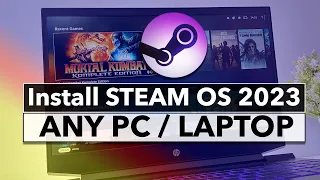 How To Install STEAMOS On Any PC Or Laptop || New STEAM OS Installation GUIDE 2023